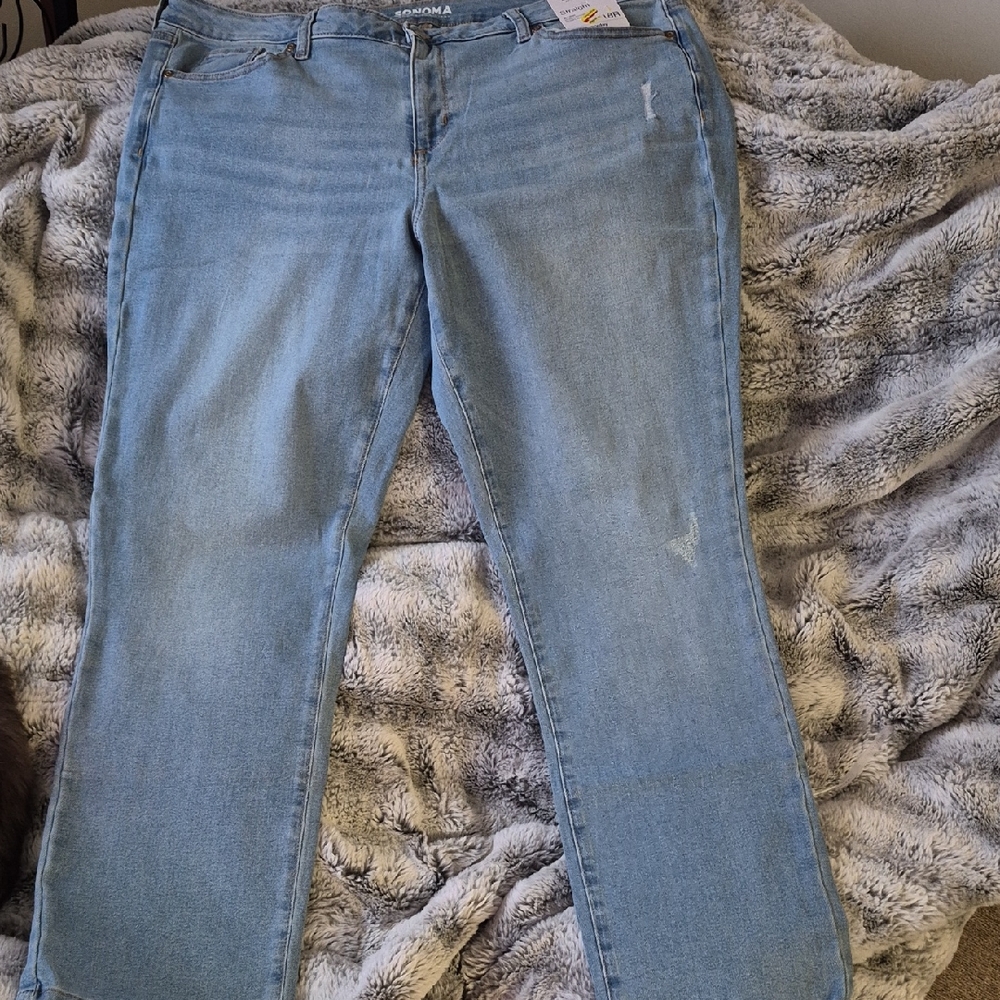 Sonoma 🖤 Denim Blue Straight Leg Jeans (361)